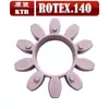Acoplamiento de compresor de aire con tornillo almohadilla amortiguadora morada acoplamiento octagonal anillo de goma flor de ciruelo GR28 38 42 materia prima