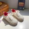 Zapatos de plataforma Beier dopamina para mujer, zapatos de pan 2024 invierno, forrados de felpa, gruesos y cálidos, zapatos de algodón, zapatos blancos BE6815