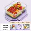 Fiambrera de Vidrio para Trabajadores de Oficina 2026 Nuevo Modelo Caja Bento Calentamiento en Microondas Fiambrera Especial Transportador de Comida para Oficina