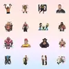 60 pegatinas deportivas no repetitivas lucha libre WWE moda geniales para refrigerador teléfono móvil computadora equipaje patineta coche pegatinas impermeables