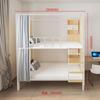 Beliche Cápsula Espacial Cama de Dormitório Estudantil Beliche de Madeira Maciça Estrutura de Cama Alta e Baixa para Adultos Apartamento Hotel E-sports