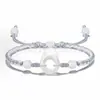 Amuleto de Seguridad para Gato Tendencia Nacional Pulsera Tejida Estilo Pareja Simple y Delicada Dulce Estudiante Pulsera del Año Zodiacal