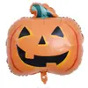 Uma variedade de balão de alumínio de Halloween Decoração de festa de Halloween Cabeça de abóbora Fantasma Morcego Gato preto Layout de balão