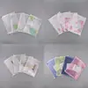 Bolsa con cierre de cremallera de dibujos animados esmerilada gruesa, bolsa para documentos transparente con logo, bolsa con cordón, estuche tridimensional, bolsa para documentos A4 al por mayor