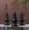 Lighthouse de Piedra Creativo Japonés para Escritorio Estilo Zen Linterna Falsa de Piedra Torre Hueca Mesa de Arena Bonsái Acuario Paisaje Micro