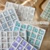 Nuevos Adornos para Uñas Flor de Hielo Estallante de Cristal K9 Azul Claro Verde Fruta Morado Penetración de Hielo Punta de Ángulo Recto Base Plana Diamante Grande