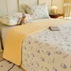 26 Juego Nuevo de Cubrecama de Tres Piezas Leche Polar Engrosado Uso por Ambos Lados Suave Agradable a la Piel Lavable Ropa de Cama para el Hogar Cubrecama