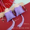 Bolsas de la Suerte Bordadas Estilo Antiguo al por Mayor, Bolsitas de Regalo, Adornos para Colgar en el Coche, Bolsitas Vacías con Cordón de Borla de Oración