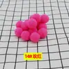 Bola de Pelo de 3 cm Colorida Alta Elasticidad Bola de Pelo Pequeña Accesorios DIY Bola de Poliéster Bola de Felpa Navideña Juguetes para Niños Zapatos y Sombreros