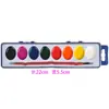 Pote Yama Oval com 8 Cores de Pigmentos Faciais Pintados Semi-Secos Pode Ser Personalizado para Pigmentos Faciais Pintados e Pintura Corporal para Crianças