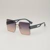 Lentes de sol cuadrados sin montura Mujer Sense Gafas Protección UV Venta al por mayor gafas de sol Gafas de sol Protección UV