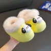 Pantuflas de Algodón de Invierno para Niños y Niñas Bebé Casa Interior Cubrezapatos Desmontables Zapatos Cálidos e Impermeables para Niños Pequeños