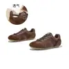 Plantillas de piel de cerdo de hierba Ula, zapatos GAT de capa superior de piel de vaca para mujer, nuevos zapatos de entrenamiento alemanes de suela plana otoño 2026, zapatillas deportivas para mujer
