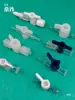 Conector de Válvula de Dos Vías Luer de Material de PC, Válvula Pequeña de Dos Vías, Válvula de Dos Vías Macho y Hembra, Conector de Tubo de Conexión Directa para Manguera de Plástico