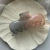 Patrón de Flujo de Mármol Color Degradado Gelatina Combinación Grande y Pequeña Pinzas de Tiburón Pinzas Transparentes para el Cabello Accesorios para el Cabello de Color Gelatina