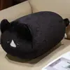 Almofada de gato fofa rechonchuda macia fofa gato malhado gato laranja gatinho desenho animado almofada para sofá de casa