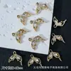 Pendente de Cauda de Peixe Fada Colorido Cravejado de Diamantes Mais Vendido Materiais de Acessórios de Joias para Pulseira com Contas DIY, Colar, Brincos