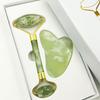 Suministro Directo de Fábrica Contenedor de Belleza de Jade Masajeador de Rodillo de Jade Xiu Tabla de Raspado Facial de Rodillo de Jade Set de Caja de Regalo