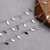 Cadena Simple Joker Estrella Luna Amor Chapada en Oro 18K Cadena Hecha a Mano de Corea Material para DIY