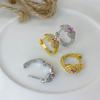 Pendientes de plata s925 con hebilla de oreja y lazo, con incrustaciones de diamantes, de moda, de lujo, ligeros, con bordes cruzados, joyería de plata chapada en oro.