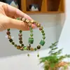Madera de áloe Yingbi Jaspe Natural Jade Hetian Diseño de Estilo Antiguo Olas Tranquilas y Suaves Nicho