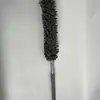 Cepillo de limpieza de chenilla de acero inoxidable retráctil extraíble lavable plumero de chenilla para polvo plumero de plumas para limpieza de autos