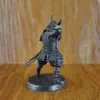 Modelo de Soldado de Cobre Sólido Blanco Retro Hecho a Mano Pieza de Ajedrez de Juego de Mesa Juguete Regalo Adornos Escritorio Juego Antiguo Terminado