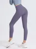 Nuevos Pantalones de Fitness con Sensación de Segunda Piel para Mujer Cintura Alta Bolsillo Trasero Sin Líneas Embarazosas Moldeador de Glúteo de Durazno Ajustados Deportivos Yoga Pantalones Largos