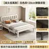 Cama de hierro forjado, cama de acero al carbono, cama de hierro forjado ensamblada para viviendas de alquiler, cama de hierro para dormitorio engrosada, cama simple para dormitorio, cama de hierro en liquidación