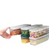Caja Fresca para Nevera Caja de Almacenamiento para Fideos de Caja 1 Paquete Caja de Almacenamiento para Nevera Caja Sellada de Cocina con Tapa Caja para Fideos de Grano Grueso