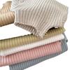 [en stock] suéter de punto base suave elástico antipilling para niños otoño e invierno niñas niños grandes coreano color liso