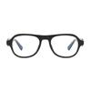2024 Nuevo Estilo Coreano Avanzado Simple Espejo Liso Liso Combinable Moda Retro Gafas de Montura Cuadrada para Hombre y Mujer