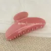 Tono azul claro cremoso Clip de agarre para PC coreano Pinza para el cabello de temperamento Lingote Pinza de tiburón Placa Pinza para el cabello Pinza de pelo nueva