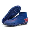 Nuevas zapatillas de fútbol transfronterizas para la Copa Europea con tacos, de caña alta para hombre, tallas grandes para adultos, zapatillas deportivas de entrenamiento juvenil con tacos largos para mujer