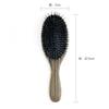 Pente Almofadado de Cerdas de Javali Amazon para Alisar Cabelo, Oval Doméstico Massagem Cabelo Cuidado Couro Cabeludo Anti-Estático Sândalo Pente Almofadado
