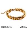 Rueda de cartas nuevo estilo japonés y coreano moda nueva joyería para dama acero de titanio pulsera de cuentas redondas pequeñas conjunto de pulsera y collar