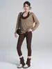 Conjunto Casual Deportivo para Mujer, Otoño, Holgado, Manga Larga, Transpirable, Secado Rápido, para Deportes, Correr, Fitness, Pilates, Yoga, Cubierta