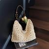 Comércio Exterior Transfronteiriço 2025 Nova Bolsa Tote Grande Capacidade Moda Bolsa de Ombro Estilo Férias Portátil Bolsa de Praia para Mulheres