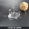 Suporte de Exibição em Acrílico para Bolas de Cristal Mineral, Pedras Brutas e Pedras Únicas; Suporte Base para Exposição em Salão e Armazenamento