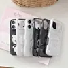 Estilo Coreano Nota Musical Hueca Gato KT para iPhone 17promax Apple 16 Agujero Grande Funda de Teléfono 15 Femenina Anti-caída