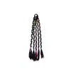 Celebrante de Internet Peluca Infantil Trenza Tocado Trenza de Boxeo Cuerda para el Cabello con Puntos Trenza Dulce Fresca Coleta Diadema Accesorios para el Cabello