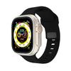 Para Apple Watch 123456789 Generación Ultra King Kong Hebilla Cuadrada Correa de Silicona Deportiva para Reloj