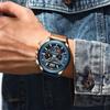 LIGE 8959 nuevo 2022 moderno reloj deportivo para hombre moda multi-funcional correa negocio Reloj