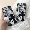 Funda de Teléfono para Billar Estilo Americano Collage Adecuada para Apple 18Promax Película Mate Iphone17 Funda Protectora de Cobertura Total