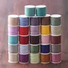 Cordão de colar de fio de algodão trançado à mão estilo Xizang, cordão para pingente não elástico, atacado, fio colorido, material de corda para artesanato