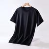 Em torno do pescoço t-shirt impressão personalizada logotipo figura classe roupas camisa em branco atacado camisa de propaganda atacado bordado impressão pintado à mão