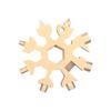 Llave multifuncional de copo de nieve portátil 18 en uno llave universal de copo de nieve octogonal destornillador gadget doméstico