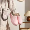 Pantuflas de Algodón Impermeables Antideslizantes de EVA para Mujer 2026 Otoño Invierno Nuevo Estilo Interior con Felpa Cálida Suela Suave Zapatos de Algodón para el Hogar para Hombre