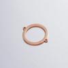 Conector de anel oco de aço inoxidável polido com acabamento espelhado de dupla face Colar Pulseira Acessórios de joias DIY Pingente