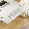 Tablero de extensión para escritorio, escritorio de oficina sin taladrar, organizador de escritorio expandible, plegable, ampliado y alargado, tablero de extensión con reposabrazos